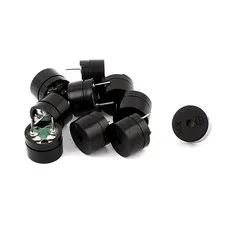 10 3V-5V, 2 Terminals, 12V 42Ohm Passive Electronic Buzzer 12mm x 8.5mm