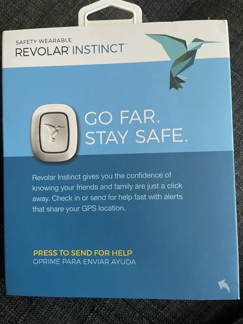 Revolar Instinct - Safety Wearable Tracker - NEW (open box)