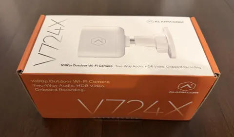 Alarm.com ADC-V724X 1080P HD Outdoor WIFI Camera w/ 2 Way Audio White New In Box