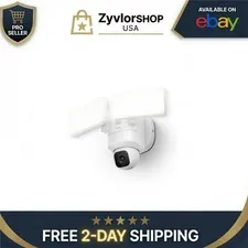eufy Security Floodlight Camera E30, 2K, AI Detection, 360° Coverage