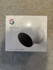 Google Nest Camera Indoor / Outdoor - Battery Powered - Weather Resistant White
