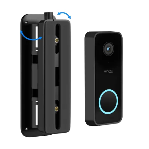Horizontal Wedge Mount for Wyze Video Doorbell V2/ Pro, Adjustable Mounting H...
