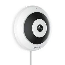 6MP PoE IP Fisheye Camera with 360° View, Surveillance for Home/Office Securi...
