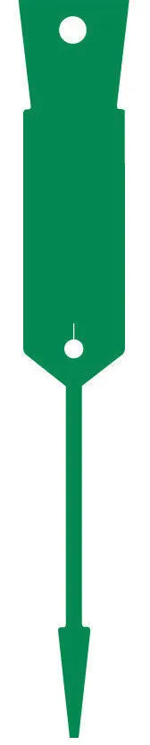 Plant / Tree / Shrub  Tags-Disposable Vinyl Labels Green x 500 -FREE POST