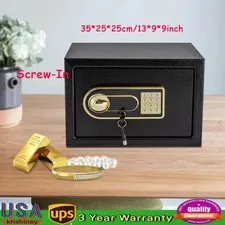 Large Safety Steel Fireproof Safe Box Digital Keypad Lock for Home Cash Security