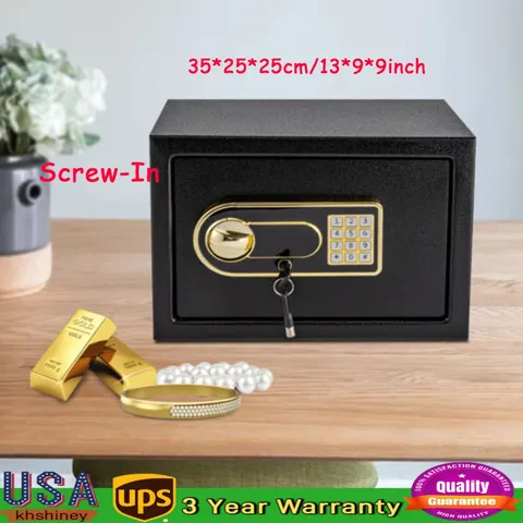 Large Safety Steel Fireproof Safe Box Digital Keypad Lock for Home Cash Security
