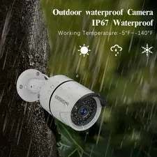 OHWOAI 1080P Wired Security Camera System