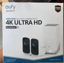 EUFY SECURITY T8881 S300 EUFYCAM 4K ULTRA HD 2-CAM SECURITY CAMERA KIT