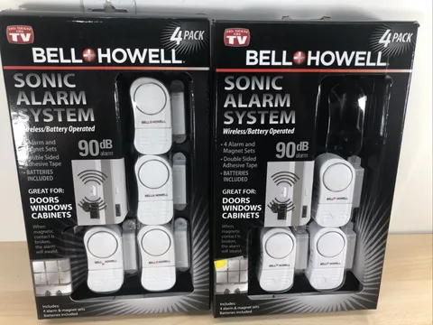 Wireless Door Window Alarm Bell & Howell SONIC ALARM SYSTEM AS SEEN ON TV