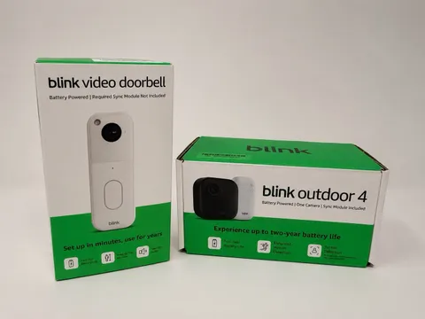 Blink Video Doorbell + Outdoor 4 Camera + Sync Module 2 Security Bundle