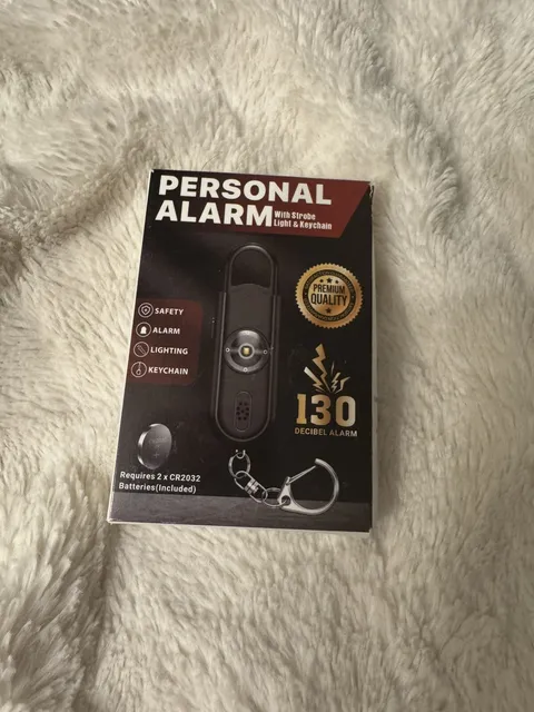 Personal Safety Alarm Keychain for Women 2PCS 130 dB Loud Siren Softvox New