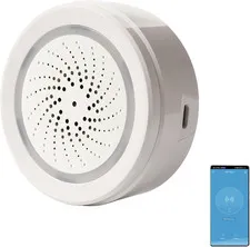 Smart Wi-Fi Siren Alarm: Wireless Alarm for Home Security, Burglar Alarm with So
