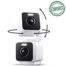 Wyze Duo Cam Pan Indoor/Outdoor Smart Security Camera 2K IP65 360° Pan/Tilt