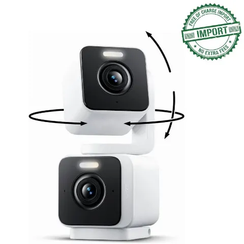 Wyze Duo Cam Pan Indoor/Outdoor Smart Security Camera 2K IP65 360° Pan/Tilt
