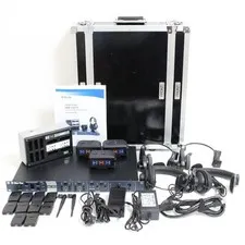 Clear-Com DX210 BS210 BP210 x3 Headset x4 Battery x10 Wireless Intercom System