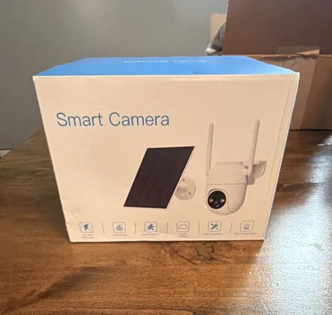2K Wi-Fi IP Smart Camera Solar/Battery, Full Color Night Vision Alexa