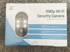 1080p Wi-Fi Security Camera With Rechargeable Battery Camera Night Vision