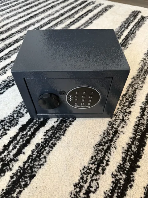 SentrySafe X014E Electronic Security Safe 0.14 Cu-ft 9x6.6x6.6 Black