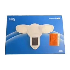 Ring Floodlight Cam Pro Wired 3D Motion Security Camera White 