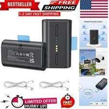 2-Pack Rechargeable Batteries for Simplisafe Wireless Outdoor Security Cameras,