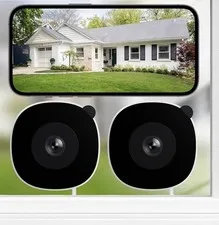 INFIYA K1 2K Window Camera 2-Pack Dual-Band WiFi Color Night Vision 2-Way