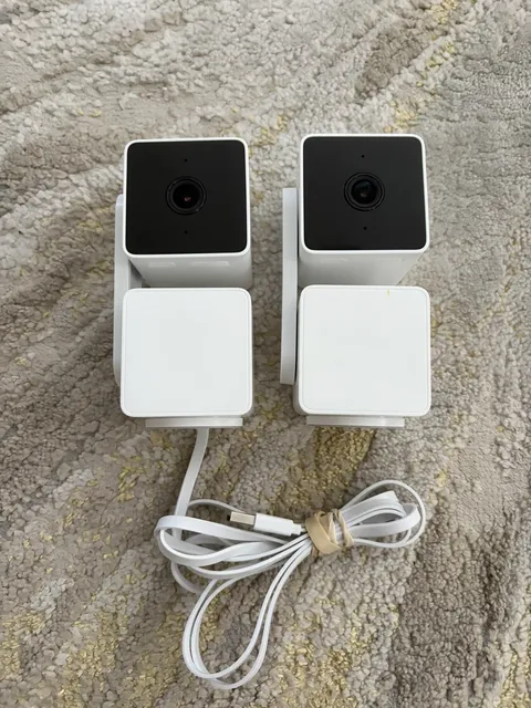 Wyze Cam Pan v3 Indoor/Outdoor Wifi Pan/Tilt/Zoom  Security Camera Set Of 2