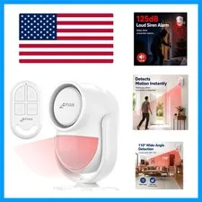 Portable 125dB Motion Sensor Alarm—Ideal Wireless Security for Garage, Home, Van