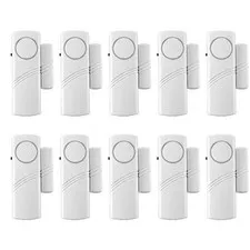 10 Pack Window & Door Alarm System - Home Sensors for Safety, Bedroom, Garage...