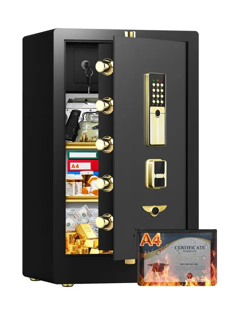 8.5 Cuft Heavy Duty Home Safes Fireproof Waterproof, Extra Large Fireproof Sa...