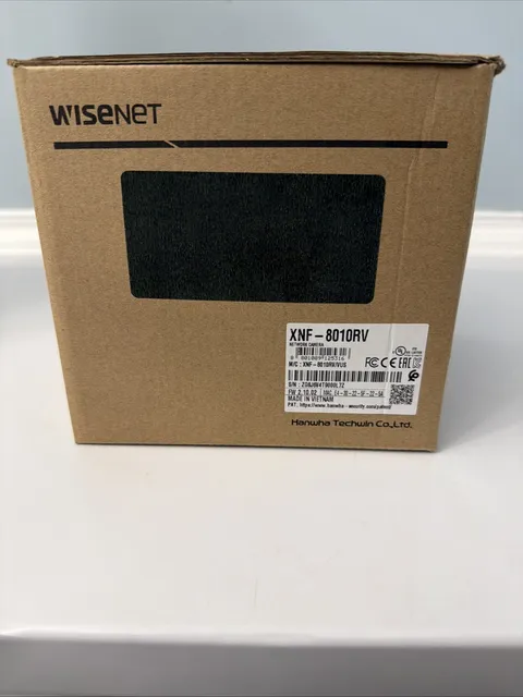 Hanwha XNF-8010RV 6MP IR Fisheye Network Camera