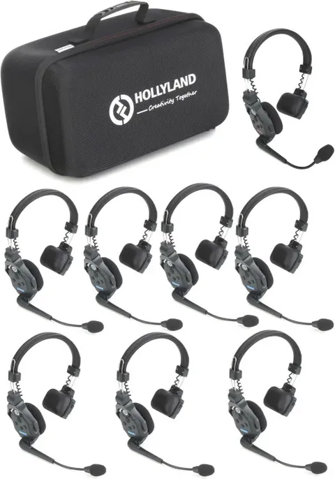 Hollyland Solidcom C1 Wireless Intercom System - 8 Headsets