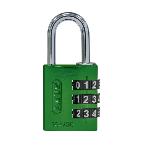 ABUS Padlock 30mm - Resettable Combination Padlocks-GREEN-Free Post-14430GRN