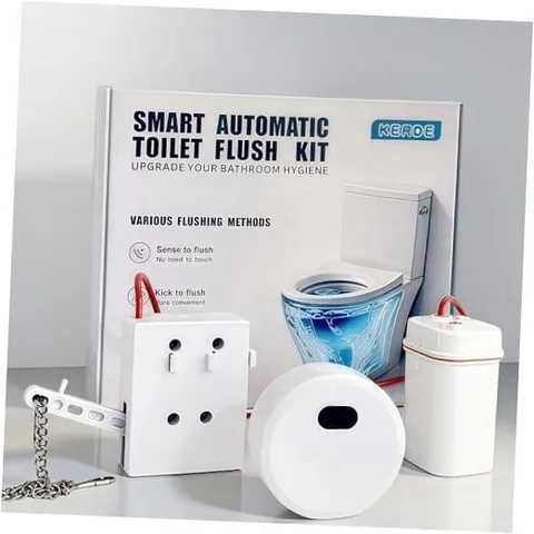 Touchless Toilet Flusher Kit – Motion Sensor Flush Valve with Wireless
