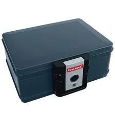 First Alert 2013F Gray 0.17 cu. ft. Capacity Key Lock Fire Chest - Deal of The W