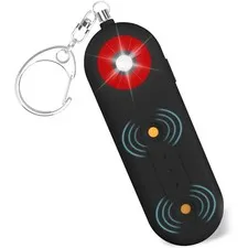130dB Rechargeable Personal Safety Alarm Strobe Light for Women