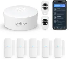 WiFi Door Alarm System Wireless DIY 8 Piece Kit Smart Home