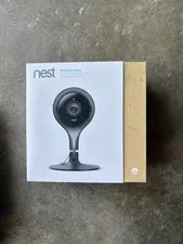 Google Nest NC1102ES Cam Indoor Security Camera 1st Gen - Black - New