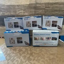 6 Wireless Network Camera 2.4G 5G Dual Band WiFi Pan Tilt Night Vision CB401