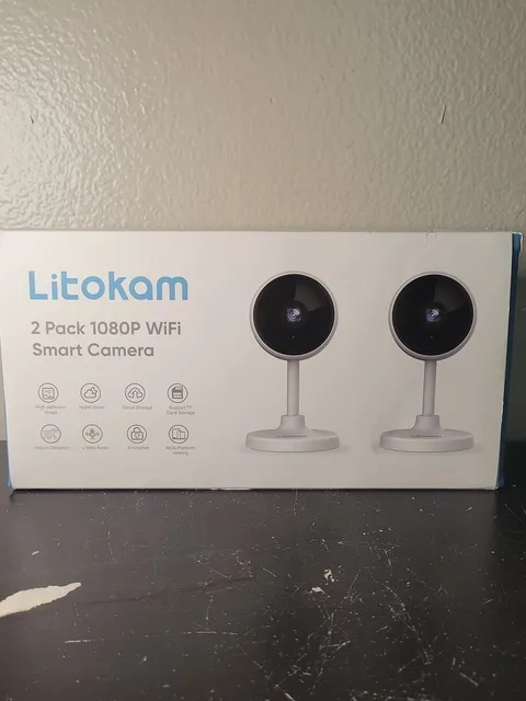 Litokam pack 1080P WiFi Indoor Smart Camera, Indoor Cameras 