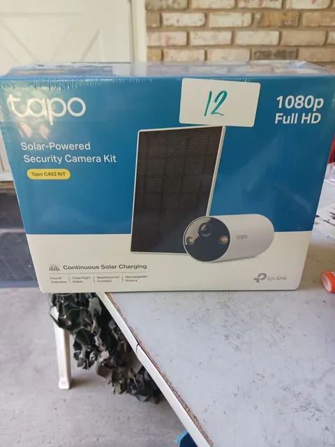 Tapo Outdoor Camera Tapo C402 KIT – Solar Powered 1080P – White 