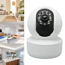 Smart Security Camera 1080P HD 2MP Resolution Wireless WiFi Dome Camera