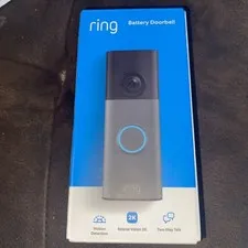 Ring - Battery Doorbell (newest model) Retinal 2K with wide-angle video NEW