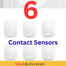 🔥 Ring Alarm White Window And Door Contact Sensor 6 Pack 2nd Gen  🔥 New 🔥