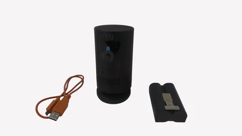 Ring Stick Up Cam 5UM7E5 3rd Gen In/Outdoor Battery Security Camera