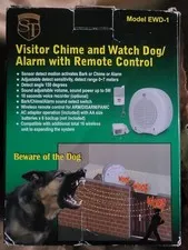 NEW Safety Technology EWD1 Electronic Barking Secure Watch Dog Alarm System
