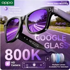 AI Smart Glasses 800W Shooting Camera Waterproof HD Photo Video Music Voice Call