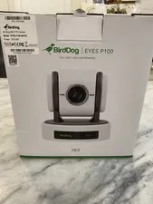 NEW BirdDog Eyes P100 Camera 1080p Full NDI PTZ with SDI, White