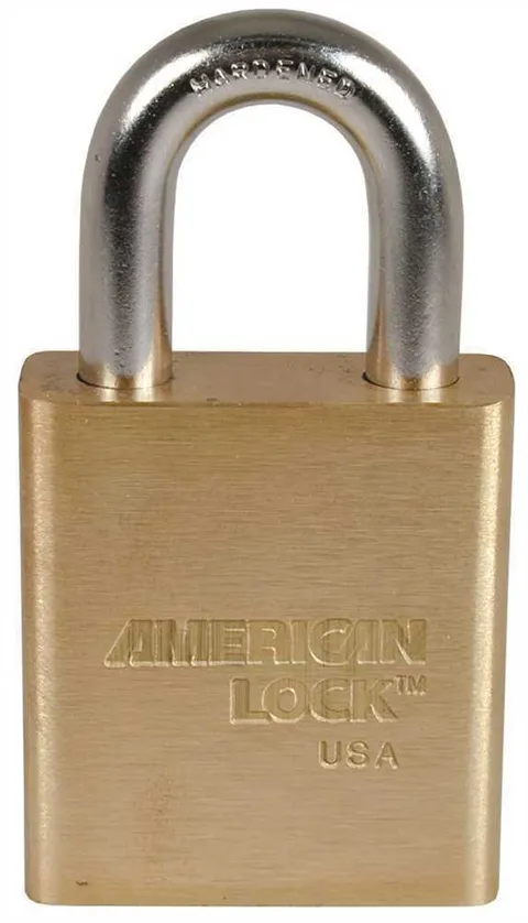 Master Lock Company A3700WO Model No.  Padlock, Brass, Silver