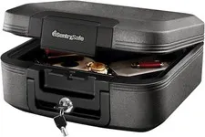SentrySafe Dark Gray Fireproof Waterproof Safe Key Lock