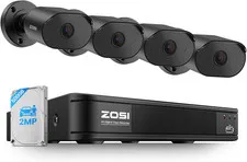 5MP Lite 3K Wired Security Camera System with AI Human Vehicle Detection, 8CH H.